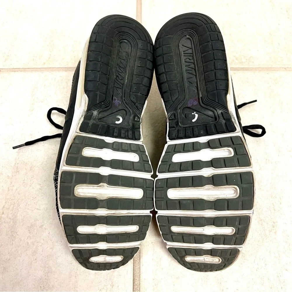 Nike Air Max Sequent 3 Black White-Dark Grey women’s size 7.5